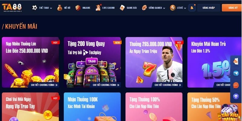 Khuyến mãi TA88 - Cập nhật những sự kiện bùng nổ hấp dẫn 3 Lưu Ý Khi Nhận Và Sử Dụng Khuyến Mãi Nhà Cái Ta88 Dân Chơi Cần Nhớ